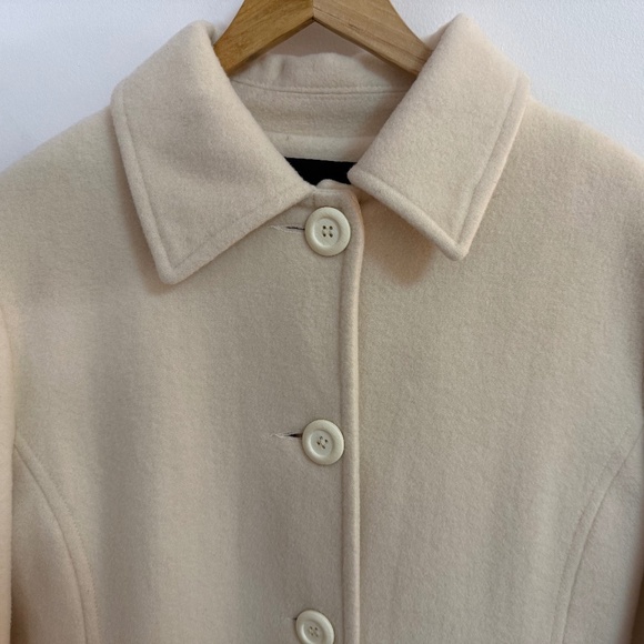 Elegant Wool & Cashmere Blend Coat - Size 4 🇨🇦 Made in Canada 🇨🇦 - Picture 3 of 6